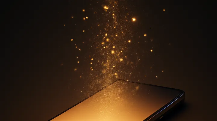 BIGWINPH COM - Modern phone with glowing screen BIGWINPH COM Modern phone with glowing screen